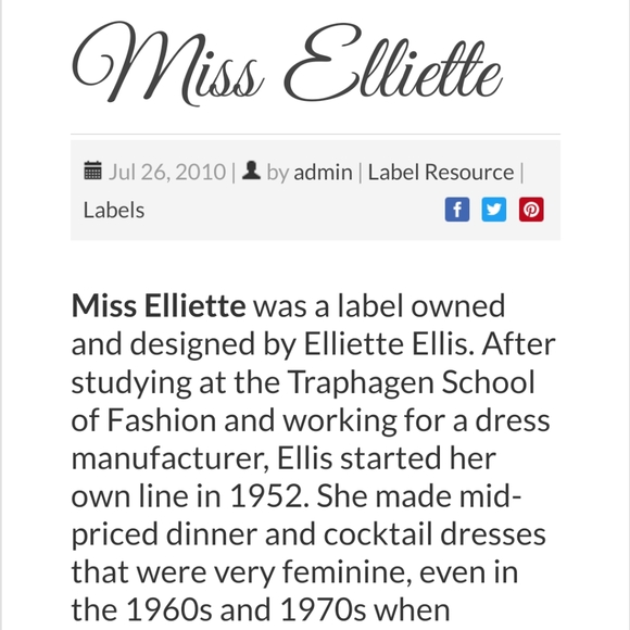 STUNNING 1970S "MISS ELLIETTE" CALIFORNIA MAXI DRESS! LOVELY! - Picture 15 of 17